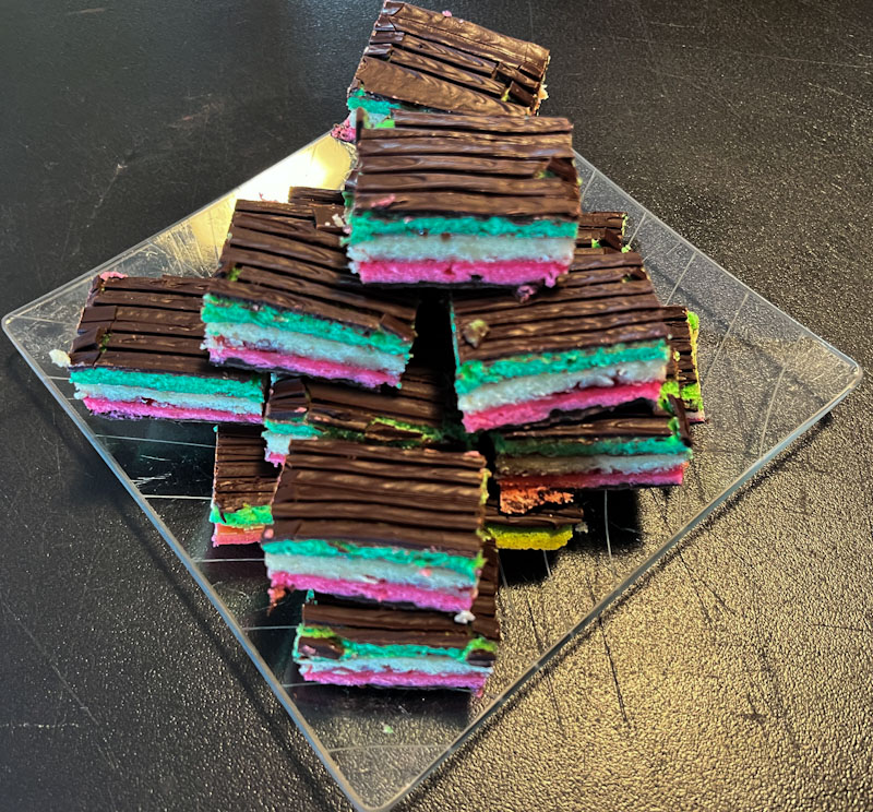 Italian Rainbow Cookies are just dreamy - very good and easier than they look! 